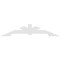 Ekena Millwork Vanguard Architectural Grade PVC Gable Bracket, 96"W x 20"H x 2"D x 6"F, 5/12 Pitch GBP096X20X0206VAN00 - alternate 3